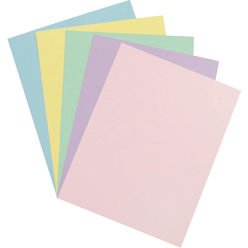 Pacon Array Card Stock Pacon Card Stock, 8 1/2 inches x 11 Inches, Pastel Assortment, 100 Sheets (101315), Assorted Pastel - Image 4